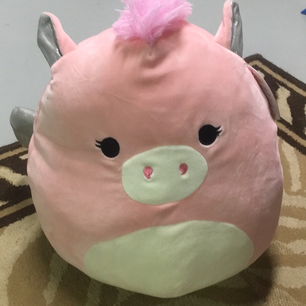 Jumbo squishmallow flying pig